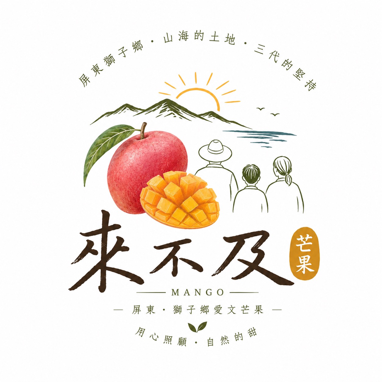 屏東來不及芒果品牌故事